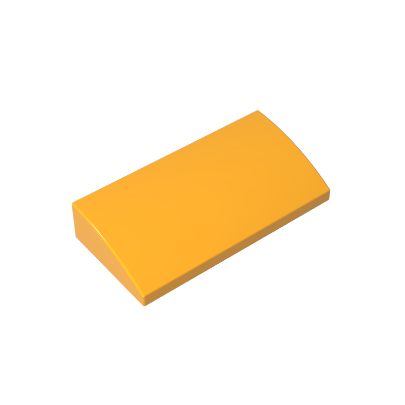 88930 | Slope, Curved 2 x 4 x 2/3 without Bottom Tubes