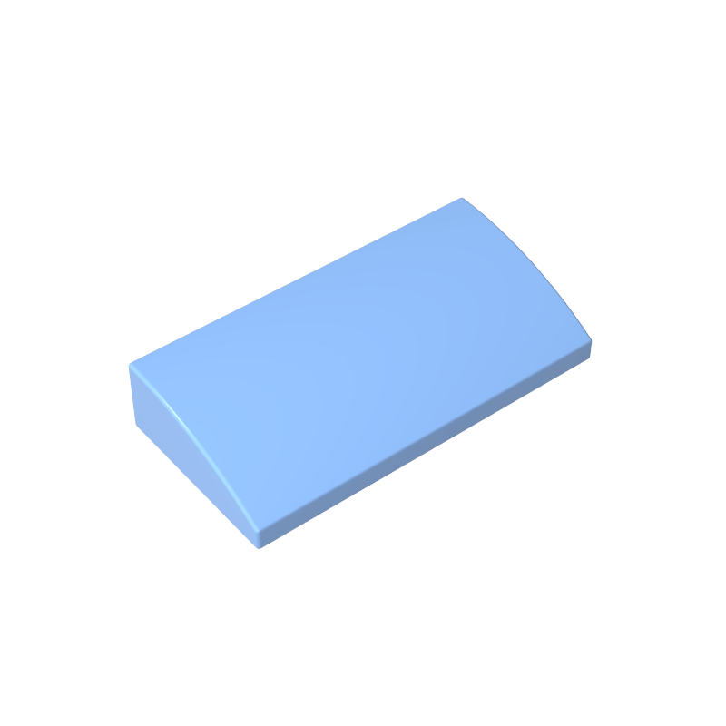 88930 | Slope, Curved 2 x 4 x 2/3 without Bottom Tubes