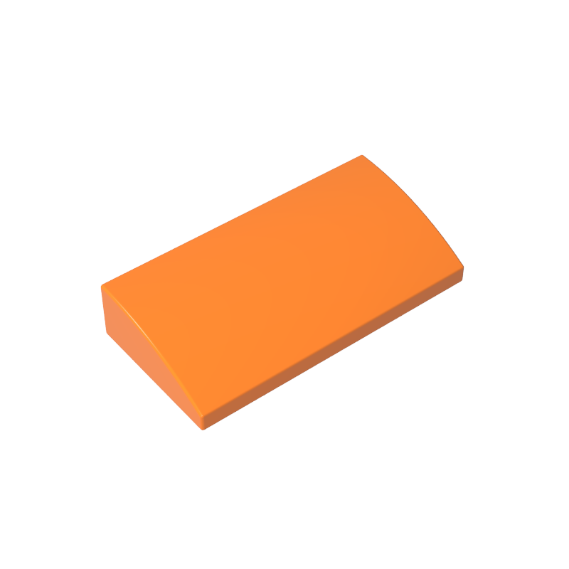88930 | Slope, Curved 2 x 4 x 2/3 without Bottom Tubes