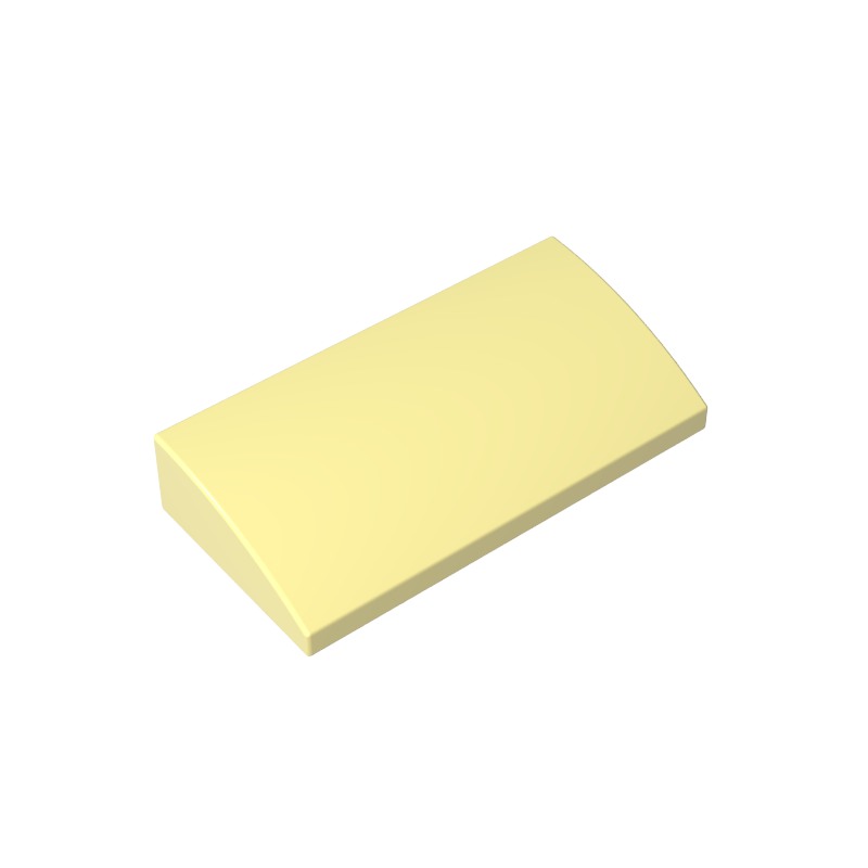 88930 | Slope, Curved 2 x 4 x 2/3 without Bottom Tubes