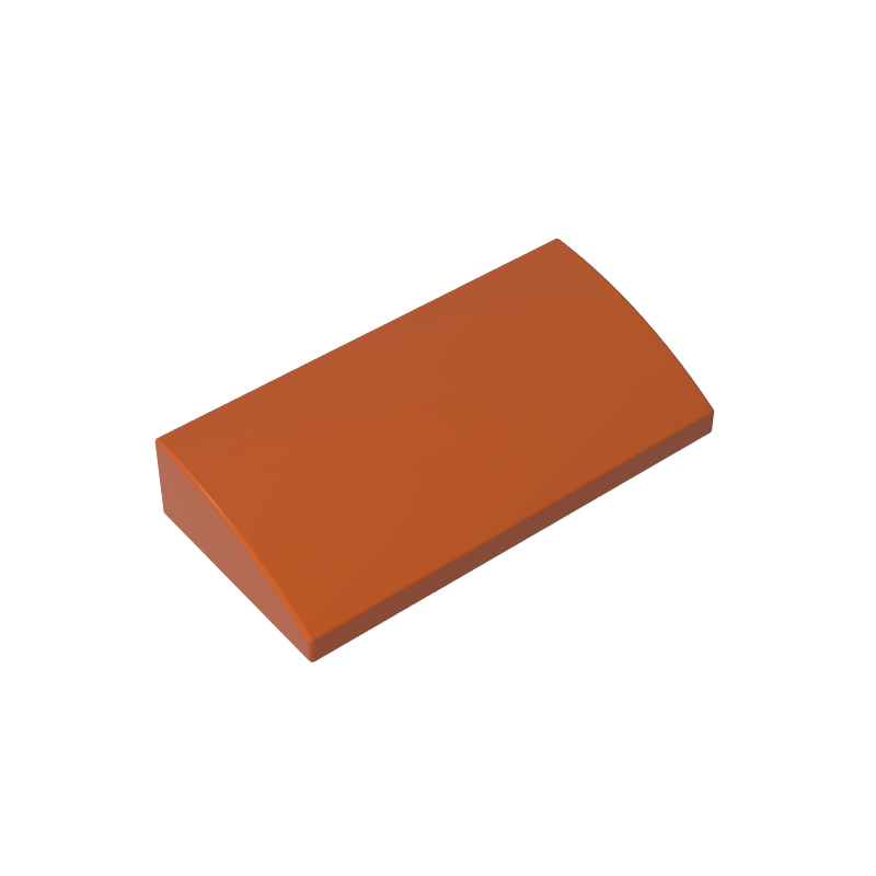 88930 | Slope, Curved 2 x 4 x 2/3 without Bottom Tubes