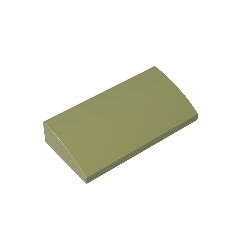 88930 | Slope, Curved 2 x 4 x 2/3 without Bottom Tubes