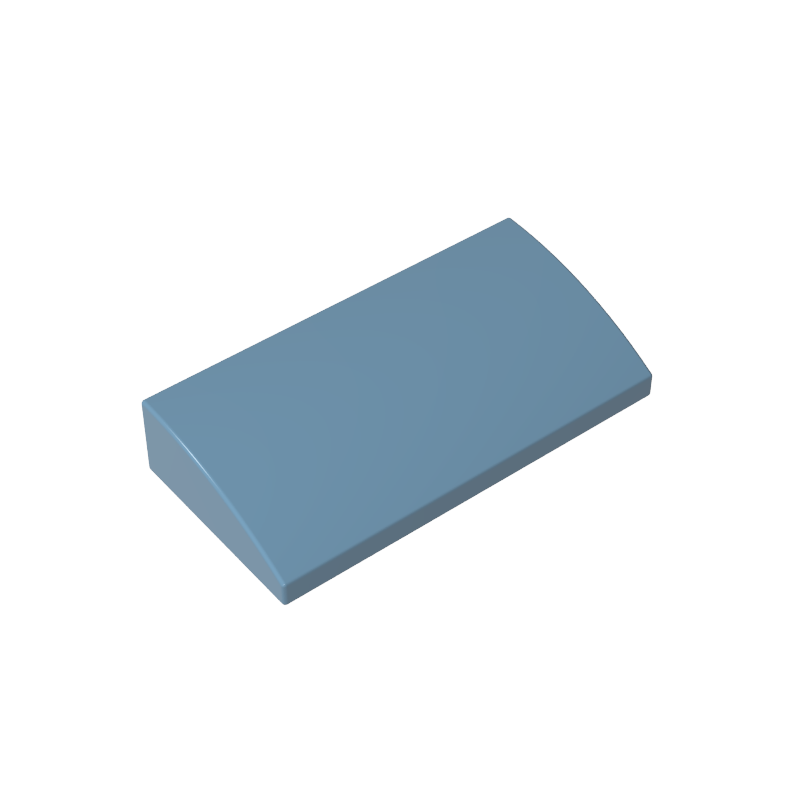 88930 | Slope, Curved 2 x 4 x 2/3 without Bottom Tubes