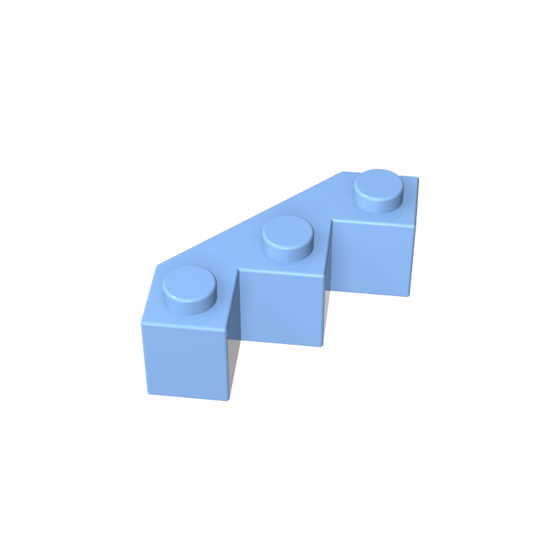 2462 | Brick, Modified Facet 3 x 3