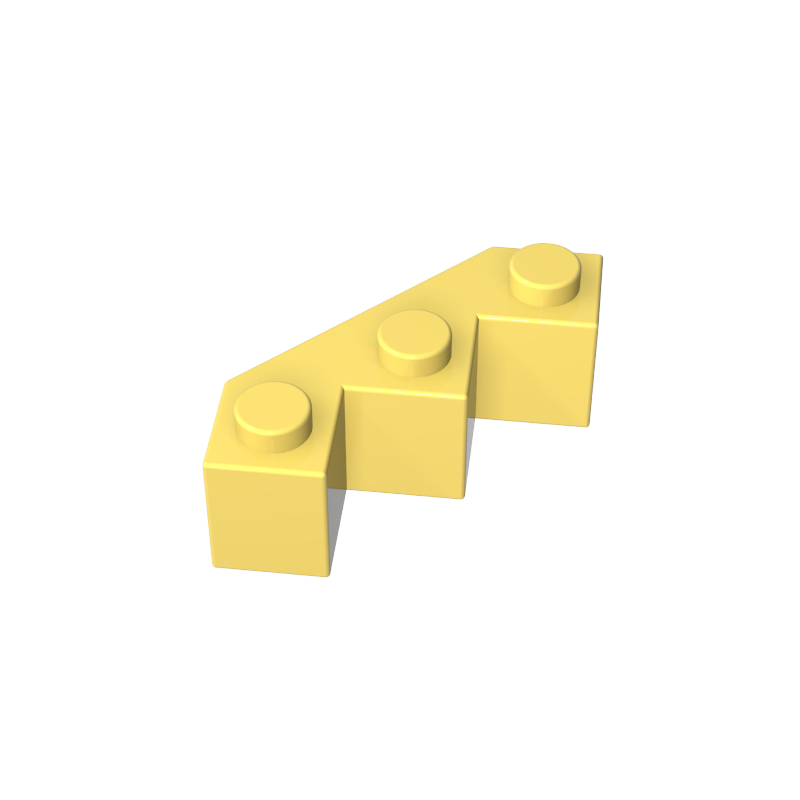 2462 | Brick, Modified Facet 3 x 3