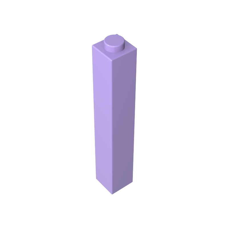 2453b | Brick 1 x 1 x 5 - Hollow Stud
