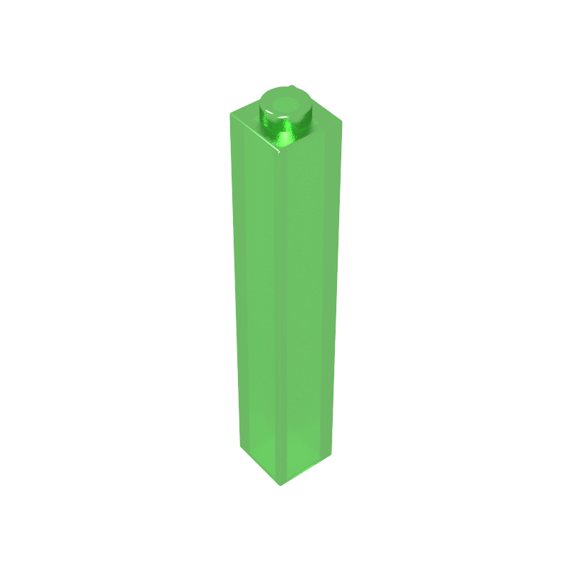 2453b | Brick 1 x 1 x 5 - Hollow Stud