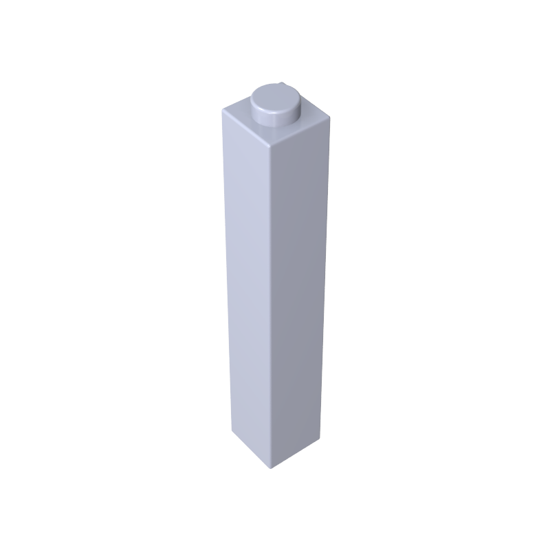 2453b | Brick 1 x 1 x 5 - Hollow Stud