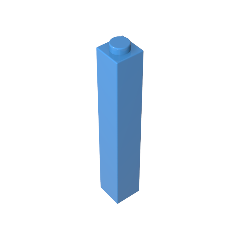 2453b | Brick 1 x 1 x 5 - Hollow Stud