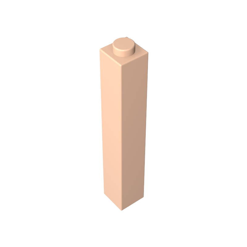 2453b | Brick 1 x 1 x 5 - Hollow Stud