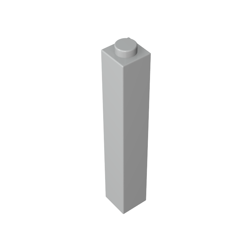 2453b | Brick 1 x 1 x 5 - Hollow Stud