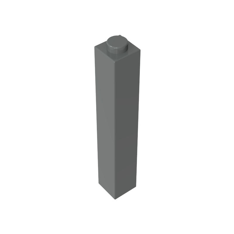2453b | Brick 1 x 1 x 5 - Hollow Stud