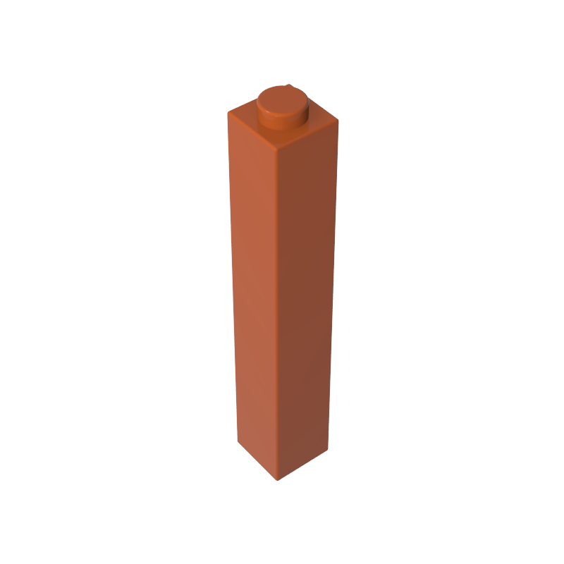 2453b | Brick 1 x 1 x 5 - Hollow Stud