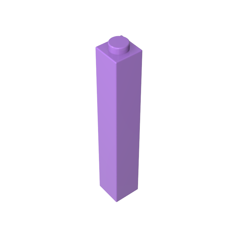 2453b | Brick 1 x 1 x 5 - Hollow Stud