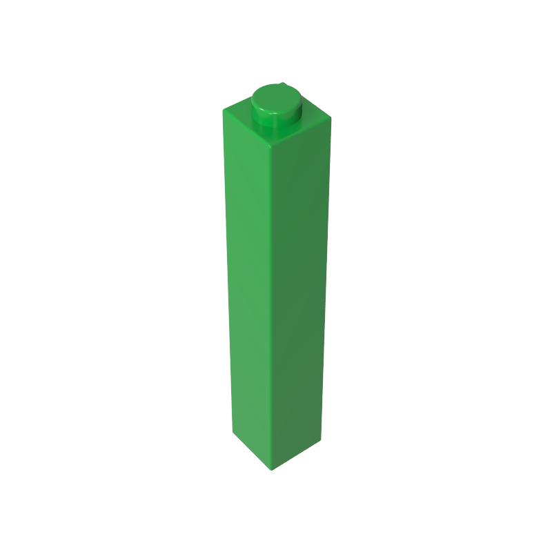2453b | Brick 1 x 1 x 5 - Hollow Stud