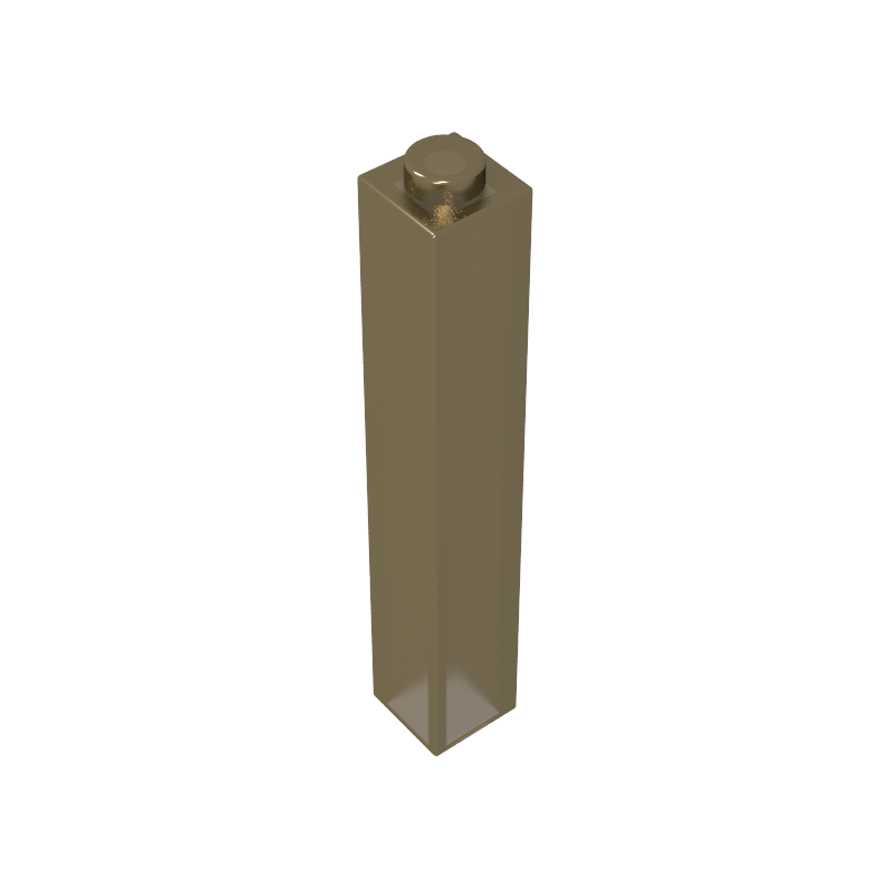 2453b | Brick 1 x 1 x 5 - Hollow Stud