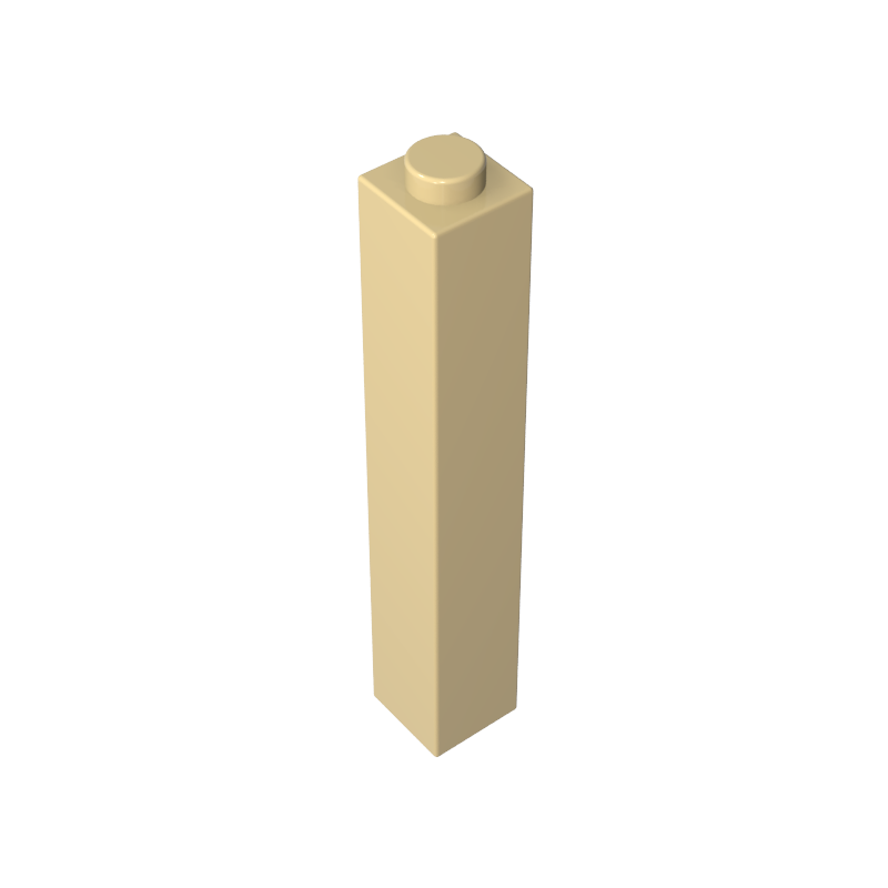 2453b | Brick 1 x 1 x 5 - Hollow Stud