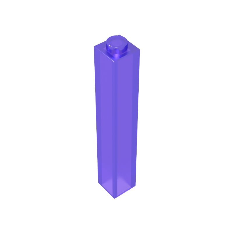 2453b | Brick 1 x 1 x 5 - Hollow Stud
