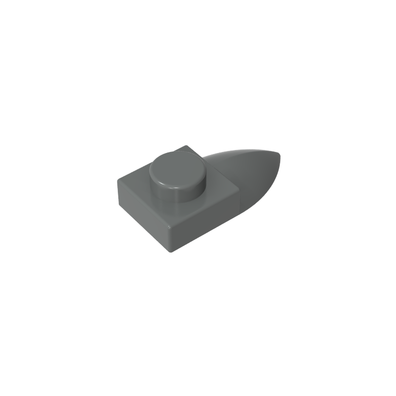 49668 | Plate, Modified 1 x 1 with Tooth Horizontal