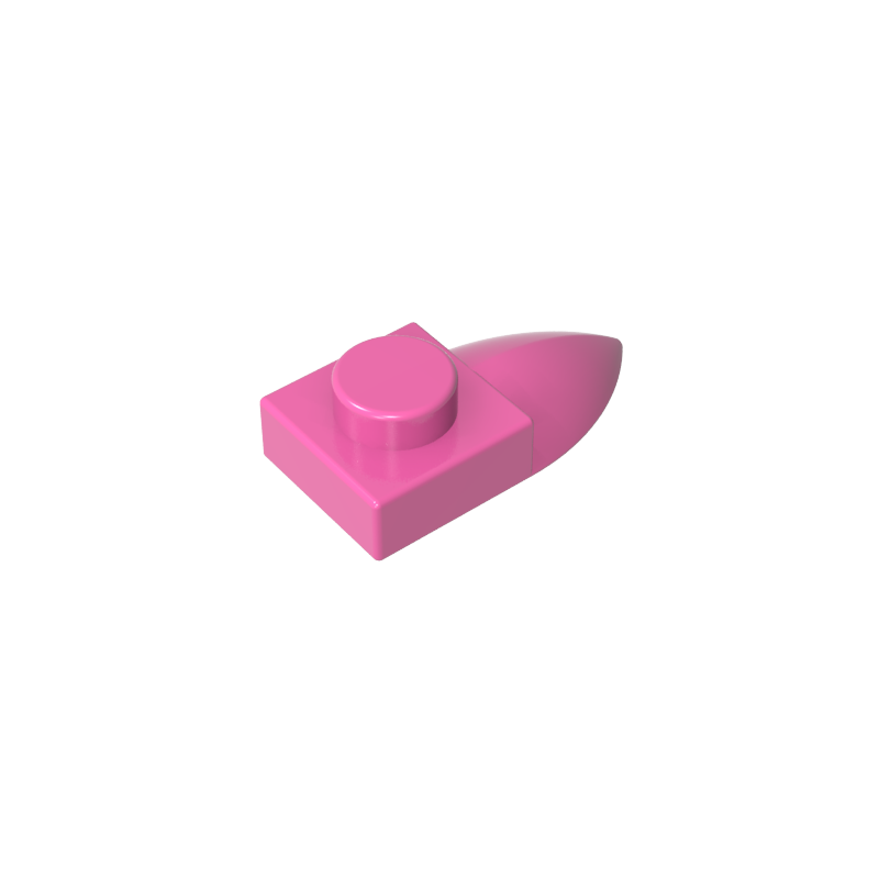 49668 | Plate, Modified 1 x 1 with Tooth Horizontal