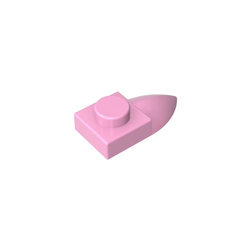 49668 | Plate, Modified 1 x 1 with Tooth Horizontal