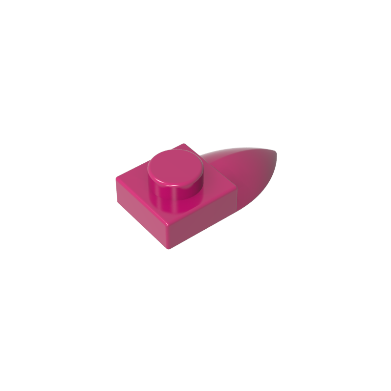 49668 | Plate, Modified 1 x 1 with Tooth Horizontal