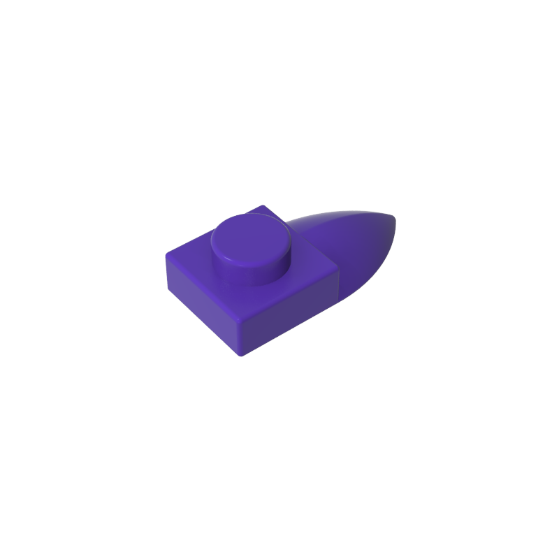 49668 | Plate, Modified 1 x 1 with Tooth Horizontal