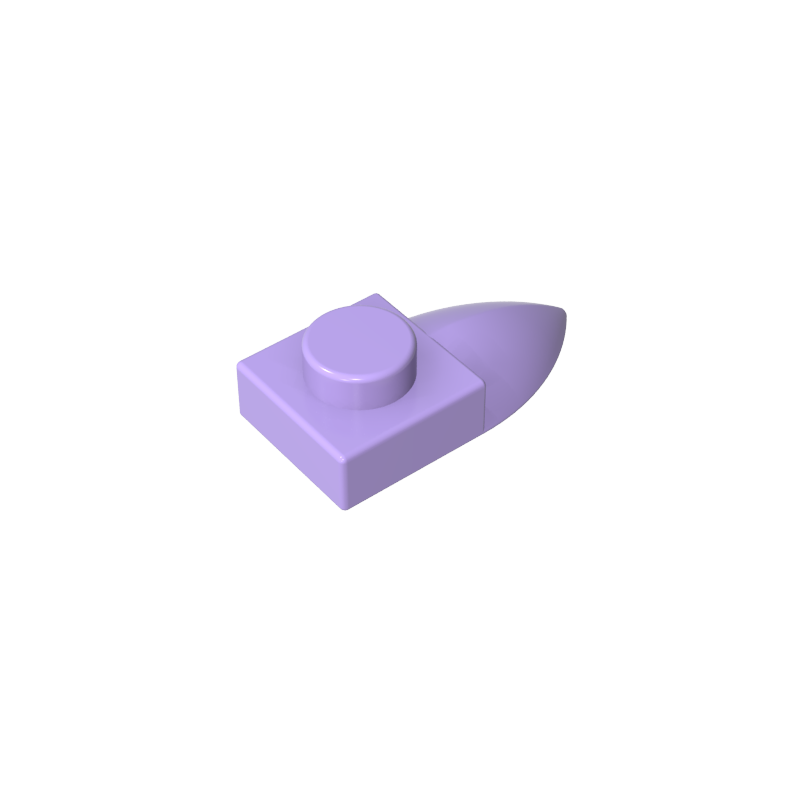 49668 | Plate, Modified 1 x 1 with Tooth Horizontal