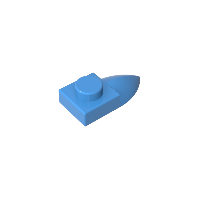 49668 | Plate, Modified 1 x 1 with Tooth Horizontal