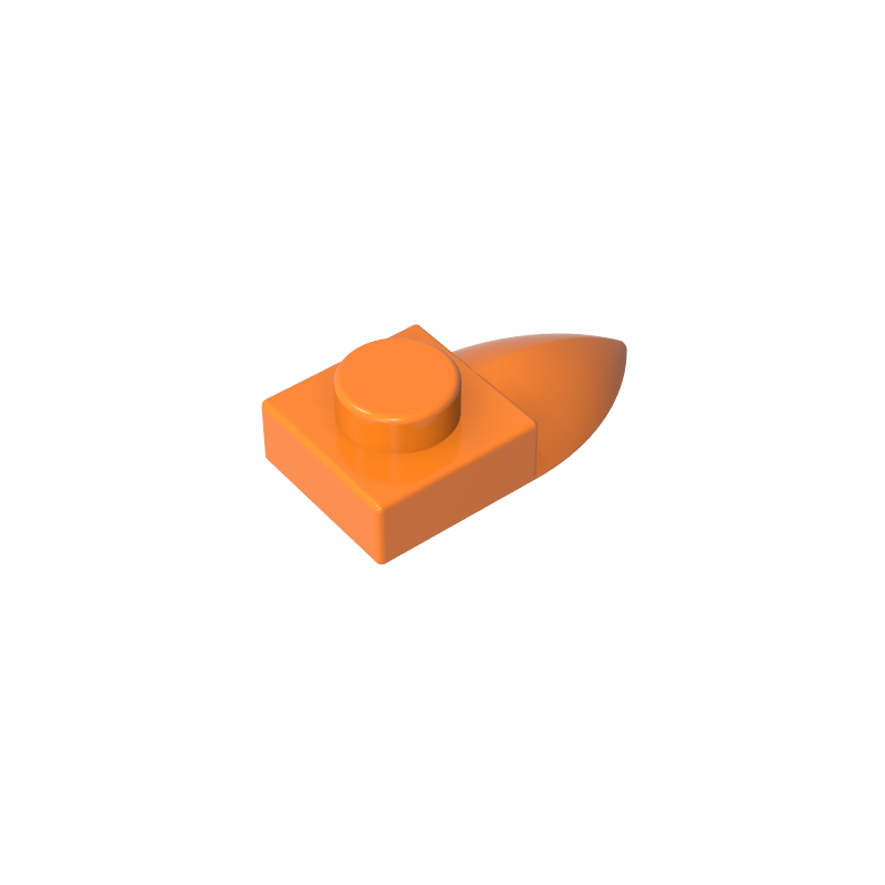 49668 | Plate, Modified 1 x 1 with Tooth Horizontal