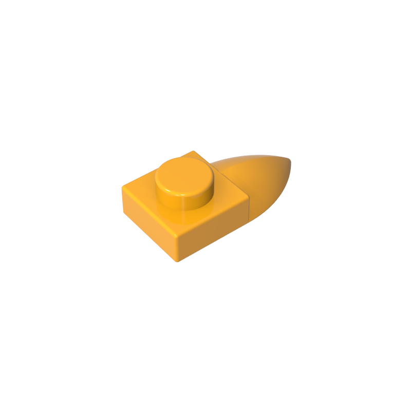49668 | Plate, Modified 1 x 1 with Tooth Horizontal