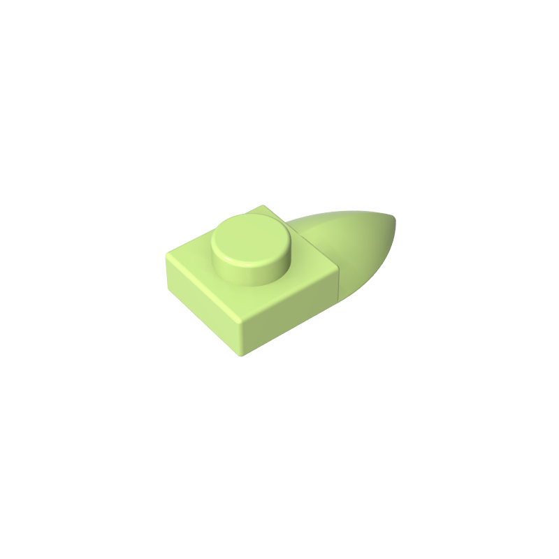 49668 | Plate, Modified 1 x 1 with Tooth Horizontal