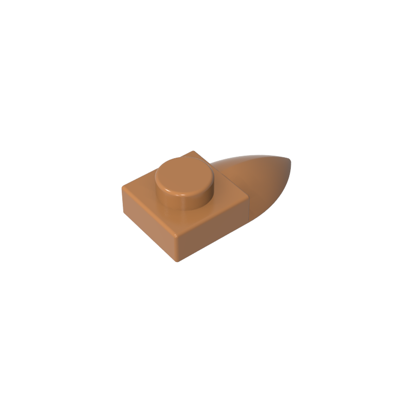 49668 | Plate, Modified 1 x 1 with Tooth Horizontal
