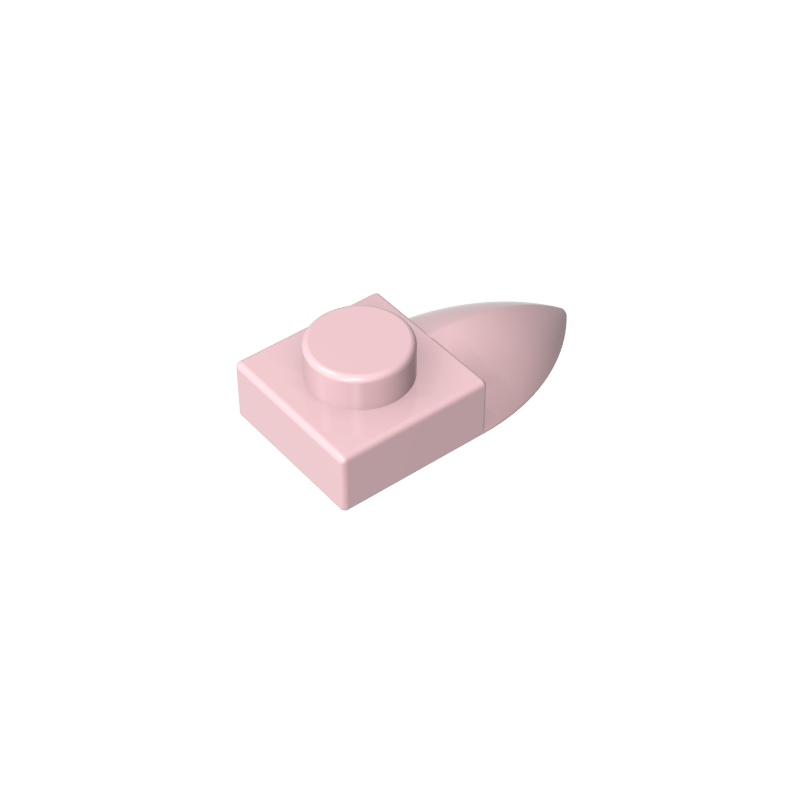 49668 | Plate, Modified 1 x 1 with Tooth Horizontal