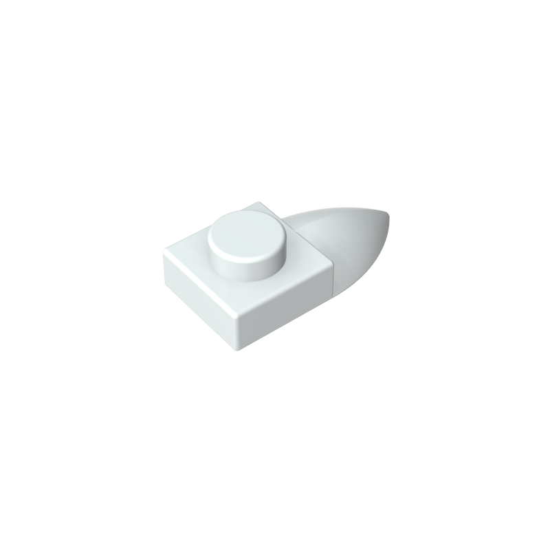 49668 | Plate, Modified 1 x 1 with Tooth Horizontal