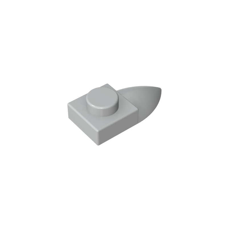 49668 | Plate, Modified 1 x 1 with Tooth Horizontal