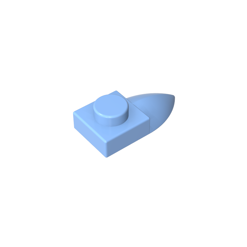 49668 | Plate, Modified 1 x 1 with Tooth Horizontal