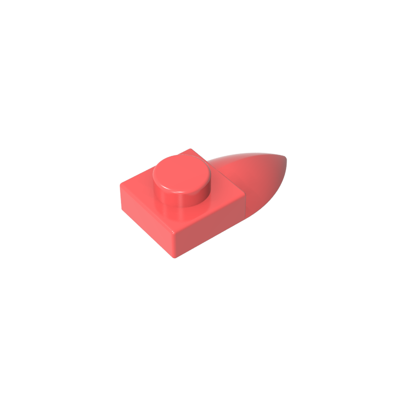 49668 | Plate, Modified 1 x 1 with Tooth Horizontal