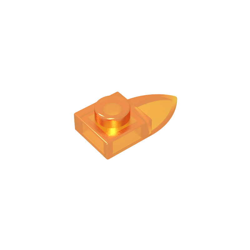 49668 | Plate, Modified 1 x 1 with Tooth Horizontal