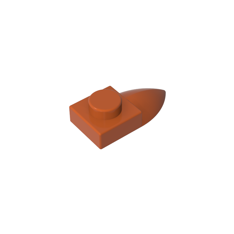 49668 | Plate, Modified 1 x 1 with Tooth Horizontal