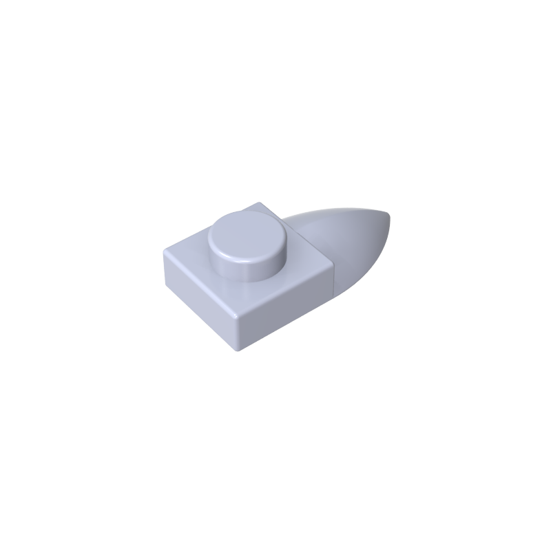 49668 | Plate, Modified 1 x 1 with Tooth Horizontal