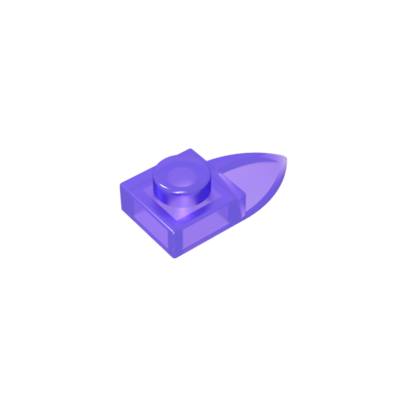 49668 | Plate, Modified 1 x 1 with Tooth Horizontal