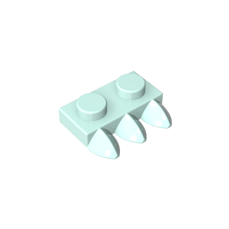 15208 | Plate, Modified 1 x 2 with 3 Teeth