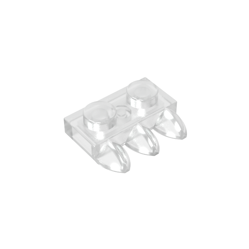 15208 | Plate, Modified 1 x 2 with 3 Teeth