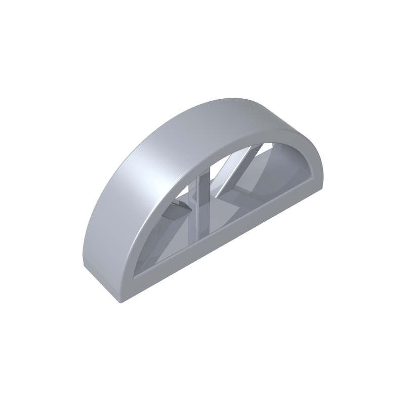 20309 | Window 1 x 4 x 1 2/3 with Spoked Rounded Top