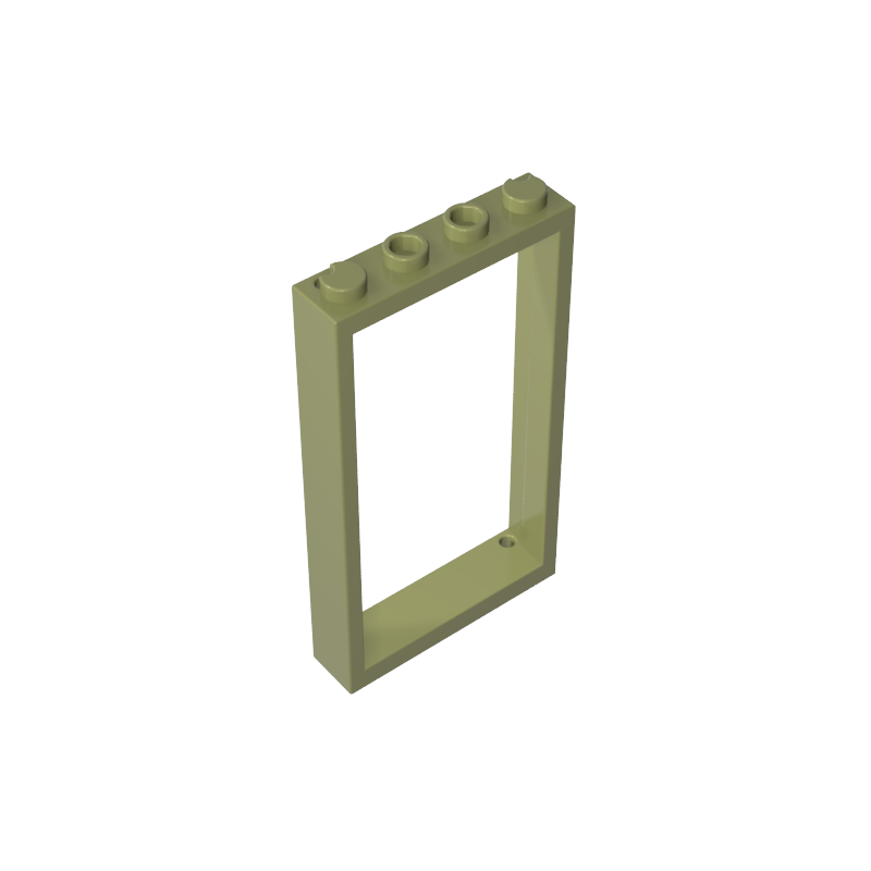 60596 | Door, Frame 1 x 4 x 6 with 2 Holes on Top and Bottom