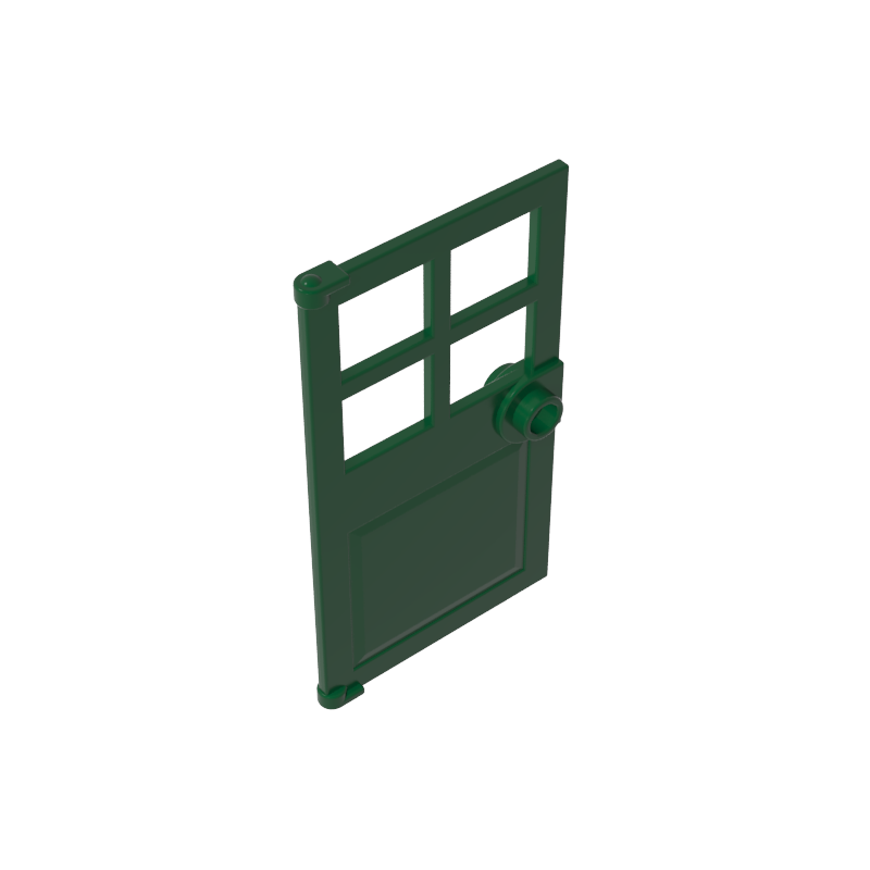 60623 | Door 1 x 4 x 6 with 4 Panes and Stud Handle