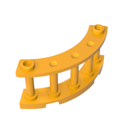 30056 | Fence 4 x 4 x 2 Quarter Round Spindled with 2 Studs