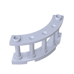 30056 | Fence 4 x 4 x 2 Quarter Round Spindled with 2 Studs