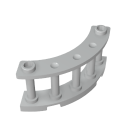 30056 | Fence 4 x 4 x 2 Quarter Round Spindled with 2 Studs